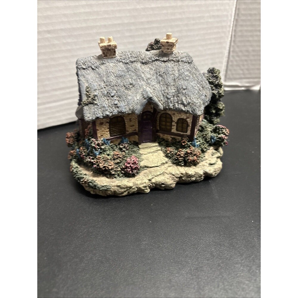 Thomas Kinkade Miniature Cottage Light Up Battery Powered Resin Hand painted